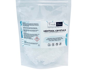 Menthol Crystals - Premium BP/EP Grade Natural Aromatherapy - Various Sizes Available!