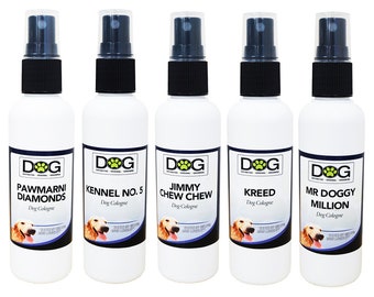 100ml Dog Spray Cologne, Grooming Spray, Dog Fragrance, Pet Spray | Distinctive Original Grooming