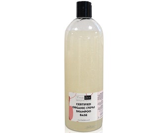 Shampoo Certified Organic (70%) Base - Certified Organic For All Hair Types