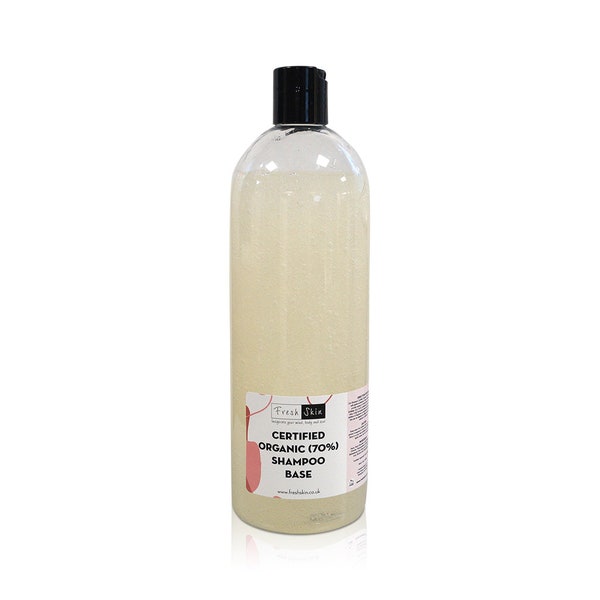 Shampoo Certified Organic (70%) Base - Certified Organic For All Hair Types