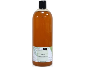 1 Litre Virgin Wheatgerm Unrefined Carrier Oil (1000ml)