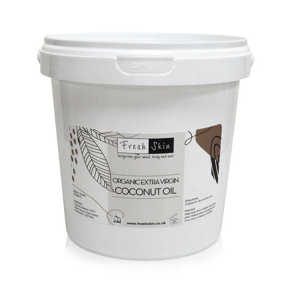 Organic Extra Virgin Coconut Oil - Cold Pressed 100% Pure - Multiple Sizes Available