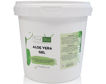Aloe Vera Gel - 99% Naturally Bio-Active Aloe Vera - For All Skin Types - Multiple Sizes Available