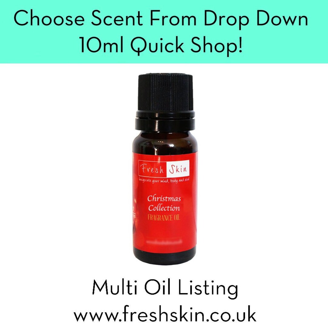 10ml Freshskin Christmas Fragrance Oils 20 Different Types to Choose