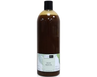 Organic Neem Carrier Oil - 100% Pure - Natural Insecticide - Multiple Sizes Available