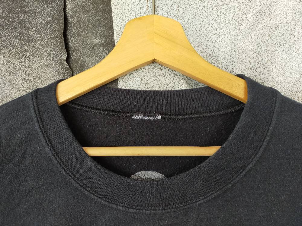 LTDTEE Crewneck Sweatshirt Big Print Pullover Sweatshirt Black | Etsy