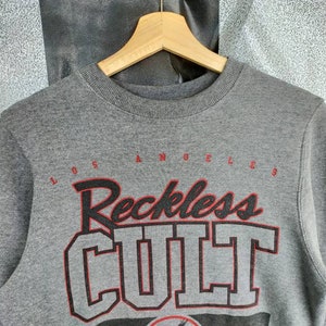 Vintage 90s Los Angeles Reckless Cult Crewneck Sweatshirt Big | Etsy