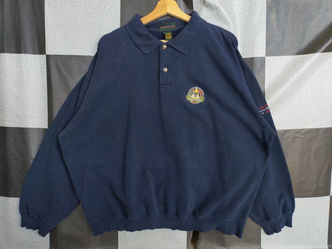 Vintage 90s Izod Club Crewneck Sweatshirt U.S Open National | Etsy