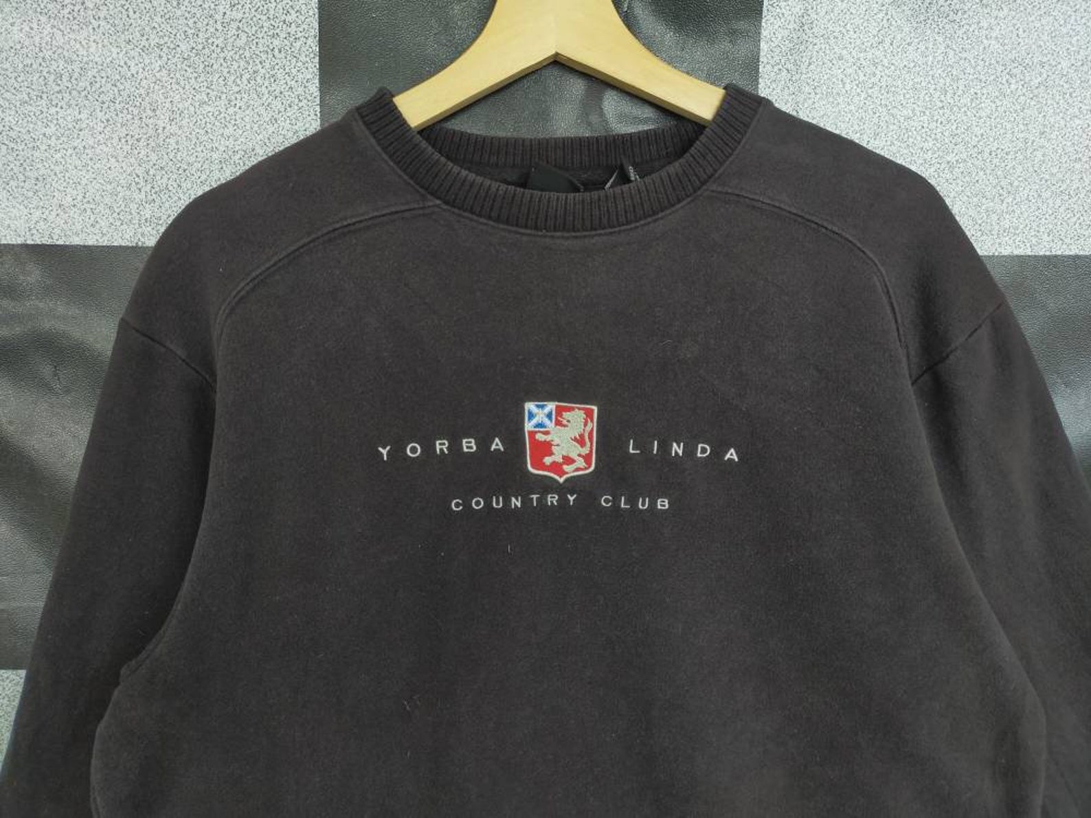 Vintage Yorba Linda Country Club Embroidery Logo Crewneck Etsy