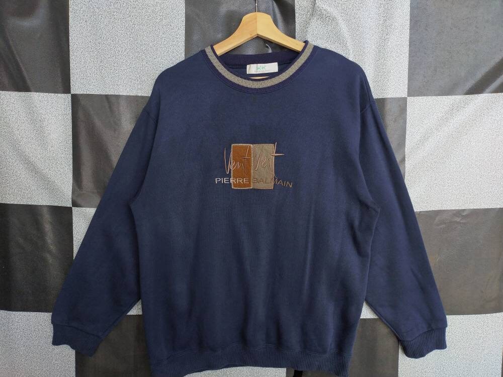 balmain crew neck sweater