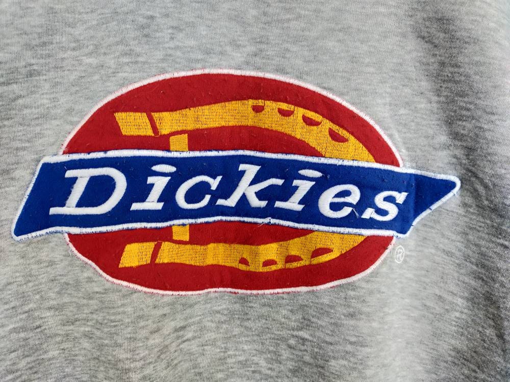 Vintage 90s Dickies Crewneck Sweatshirt Embroidery Logo | Etsy