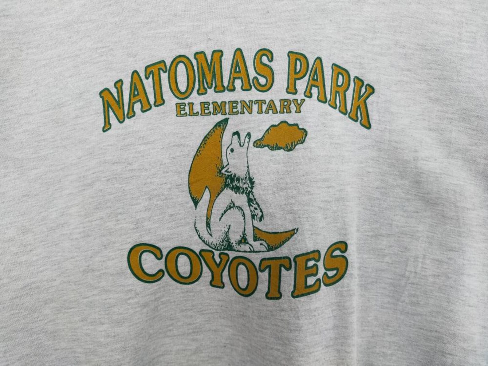 Vintage 90s Natomas Park Elementary Coyotes Big Logo Crewneck Etsy UK