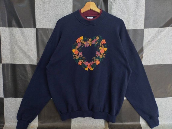 Vintage 90s Auisans Crewneck Sweatshirt Love Big Print | Etsy