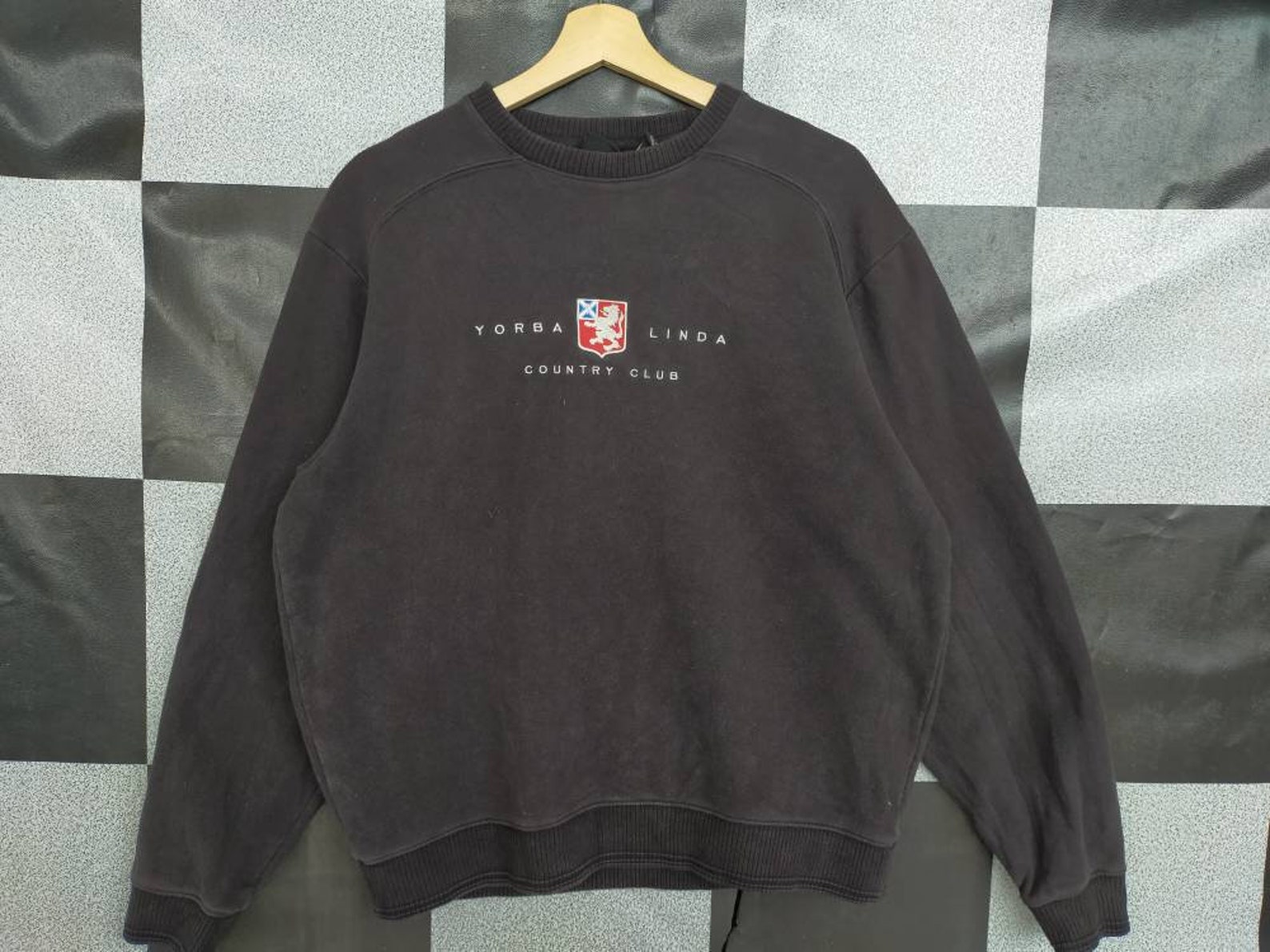 Vintage Yorba Linda Country Club Embroidery Logo Crewneck Etsy