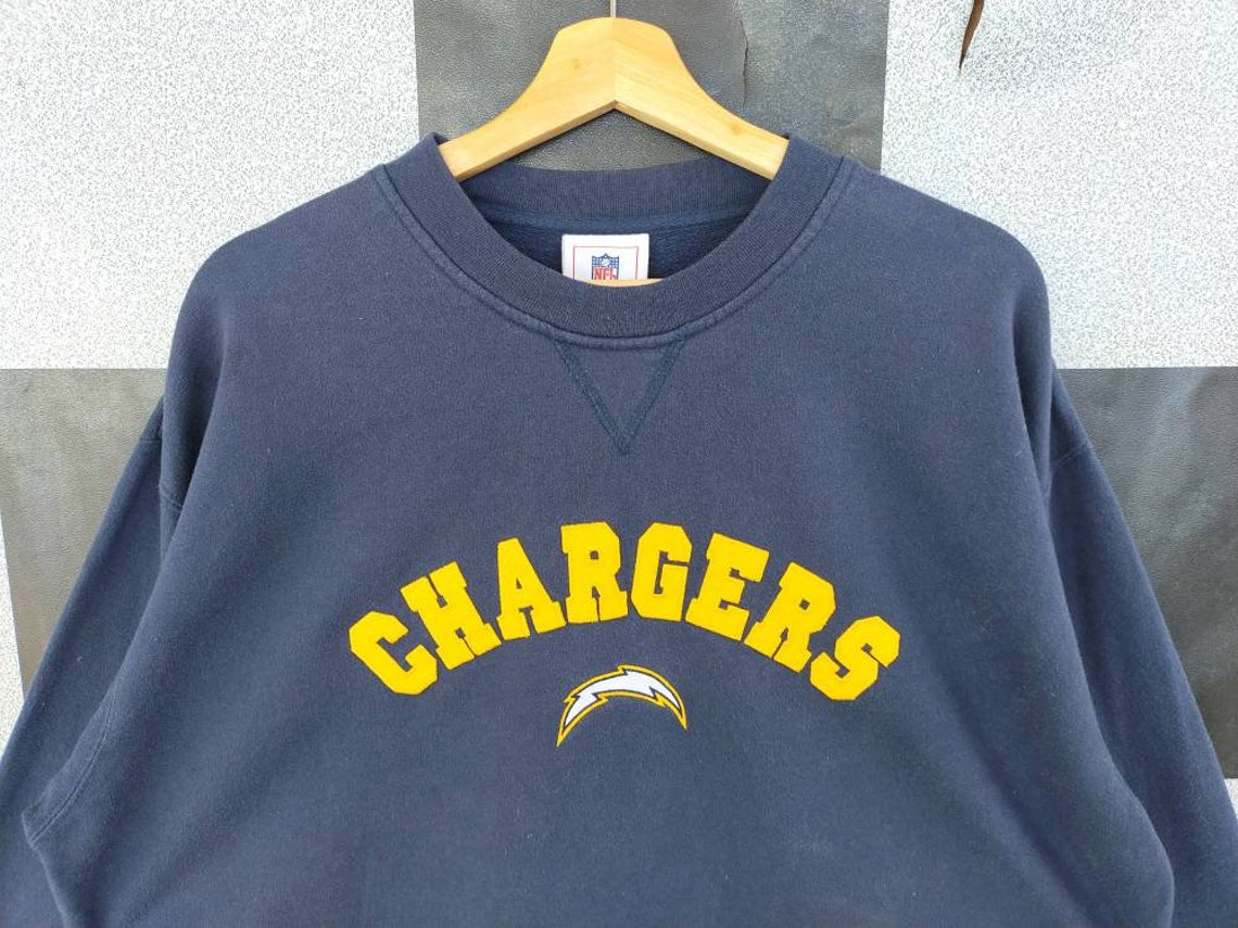 Vintage 90s Chargers Crewneck Sweatshirt Embroidery Design | Etsy