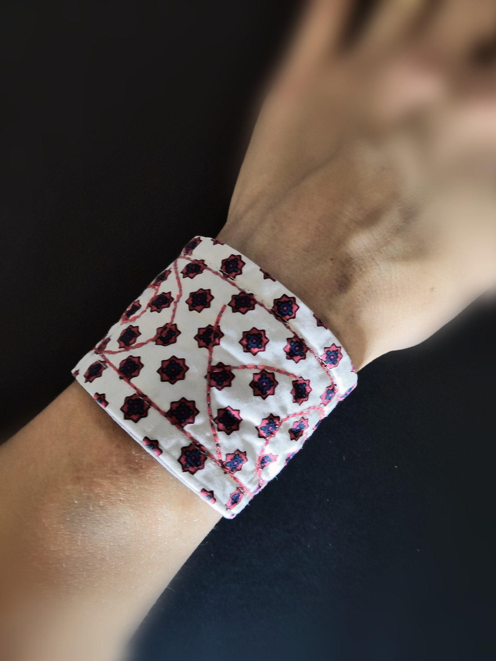 Homemade Fabric Wrist Cuff Etsy
