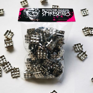 Pyramid Studs   100 pieces set (iron/brass) spikes 12 mm  punk spikes