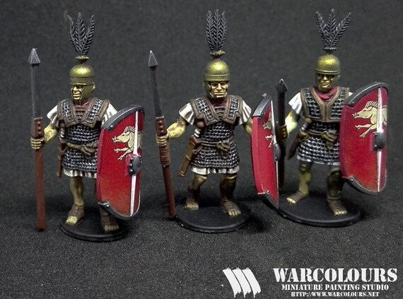 Republican Roman Legionaires with Pilum 01