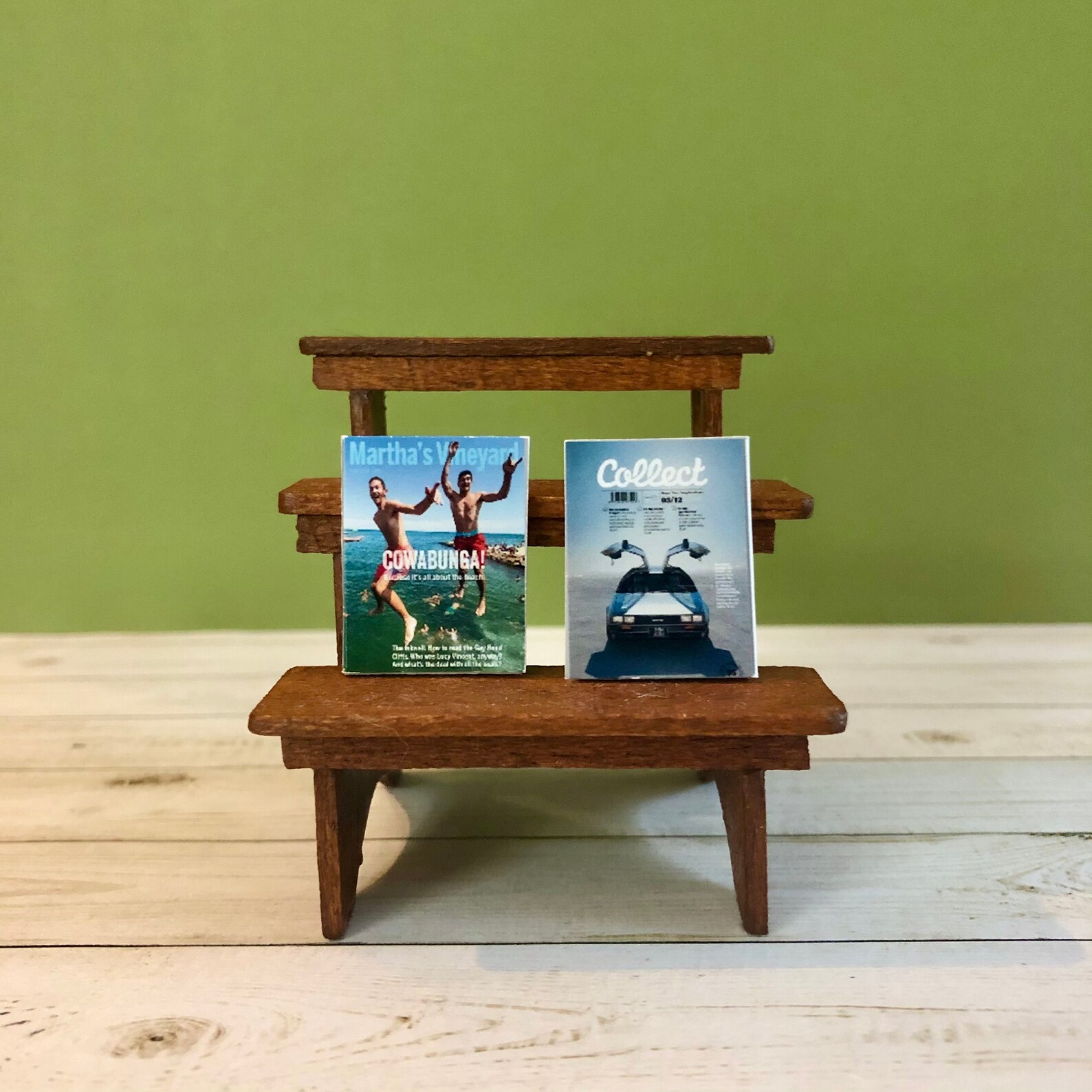 Dollhouse miniature Nantucket and Marthas Vineyard magazines Etsy