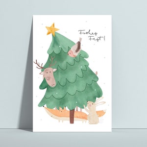 Weihnachtskarte Tannenbaum