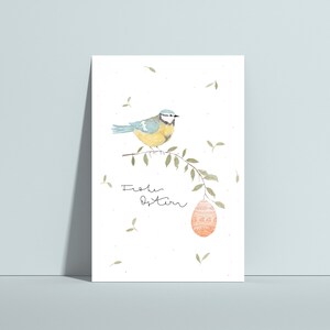Osterkarte, Ostergrußkarte, Postkarte Ostern, Ostergeschenk, Kleinigkeit zu Ostern Bild 1