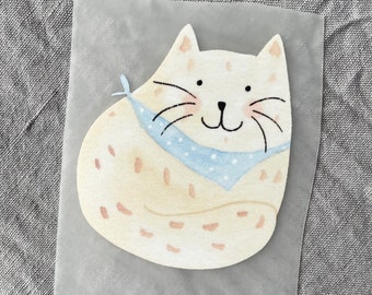 Bügelbild Katze, Aufnäher, Bügelbild Tier, Kind, Geschenkidee