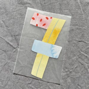 Bügelbild Zahlen in Pastell – Perfekt für Geburtstagsshirts & DIY Textildesign bild 8
