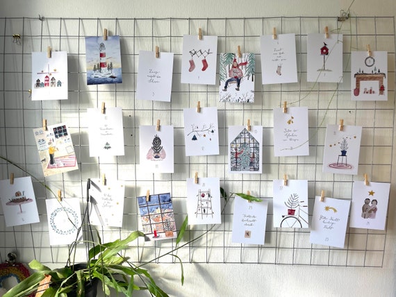Postkarten Adventskalender, Karten, Achtsamkeit