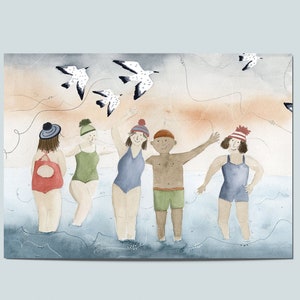 Wild Swimming Karte, Freischwimmer, wildes schwimmen, Wild swim, schwimmen