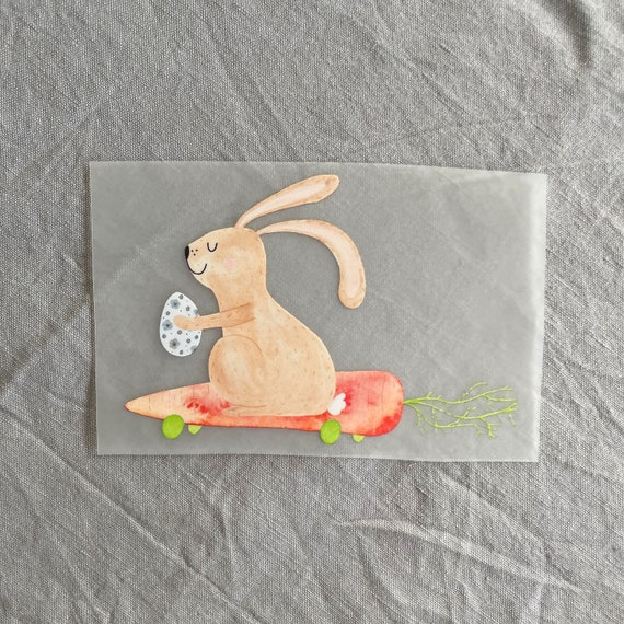 Bügelbild Osterhase, Aufnäher, Bügelbild Osterhase, Bügelbild Osterhase, Ostergeschenk