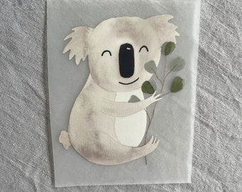 Bügelbild Koala, Aufnäher, Bügelbild Koala, Kindergeburtstag