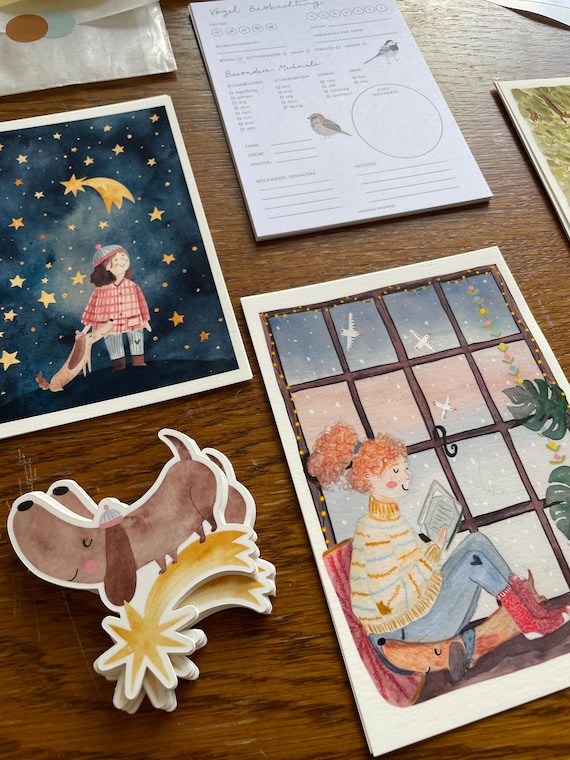 Studio Post von Hannahs Firlefanz, monatlicher Mail Club mit liebevollen Papeterie Produkten