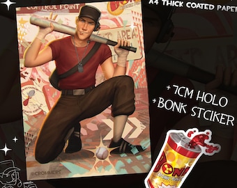 Team Fortress 2 Scout Print