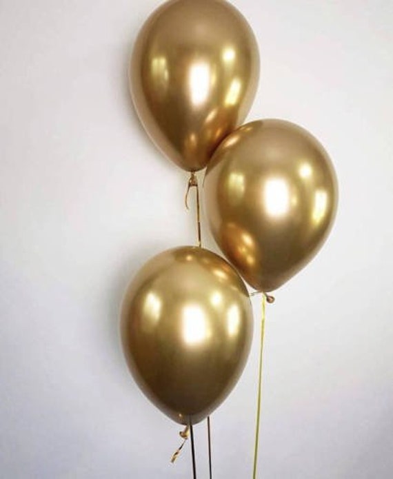 CHROME Gold Balloons 11/" by Qualatex