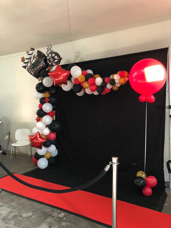 Hollywood Theme Party Hollywood Hollywood Theme Balloon Etsy