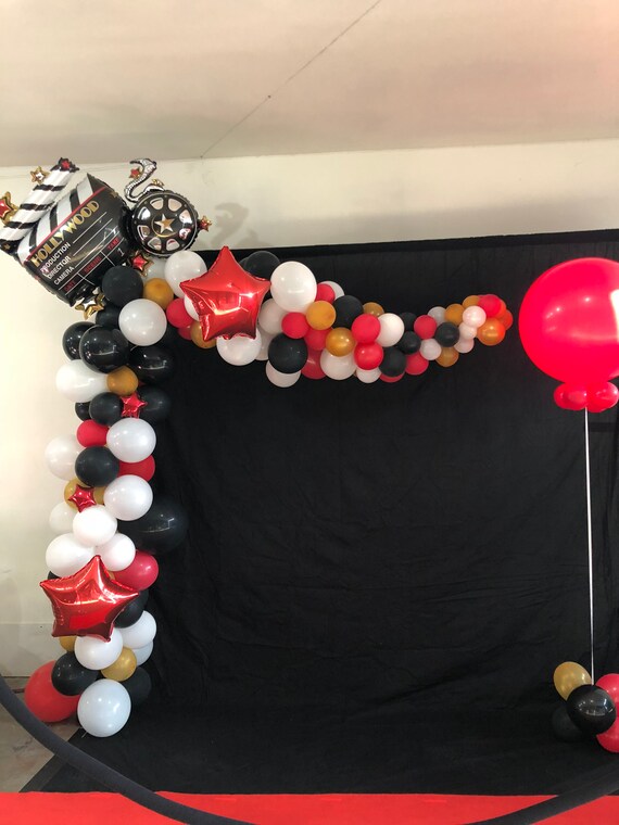 Hollywood Theme Party Hollywood Hollywood Theme Balloon Etsy