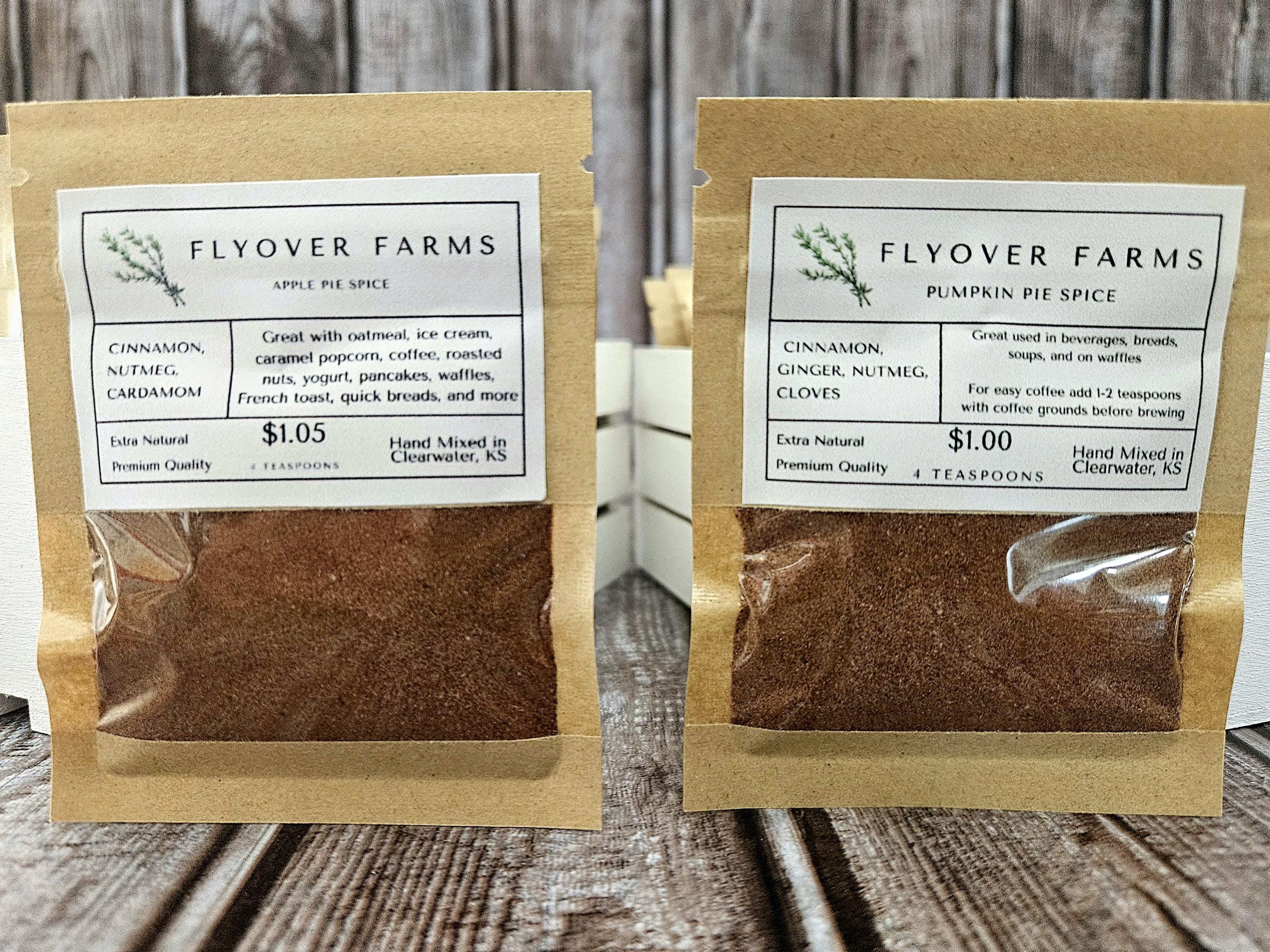 Fall Spices Gift Set of Sample Bags - Etsy