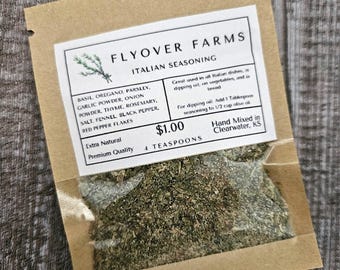 Gourmet Italian Seasoning - 4 Teaspoon Sample Size Bag
