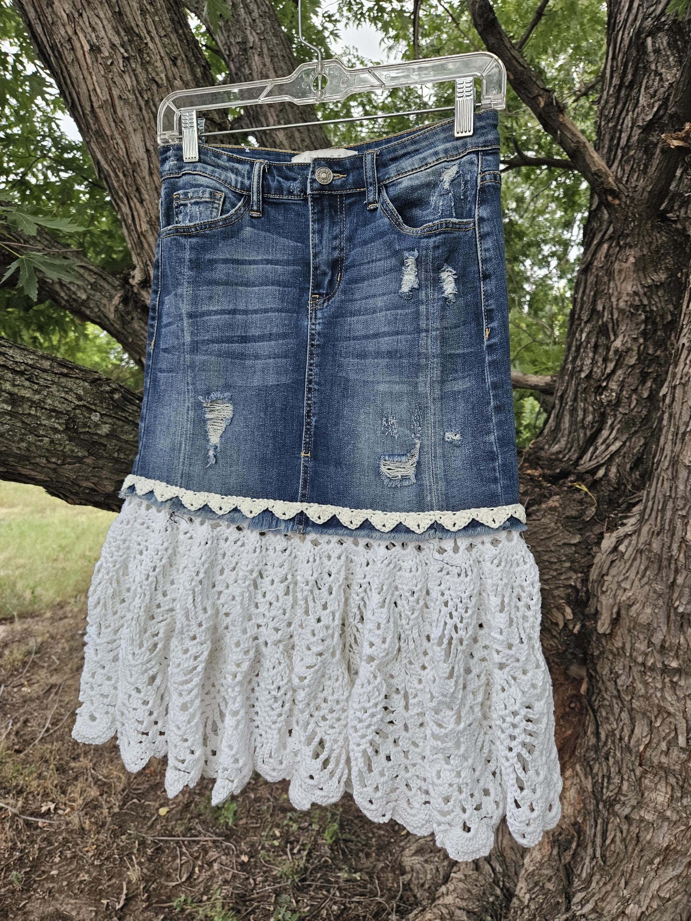 スカート mame Nature Pattern Jacquard Denim Skirt Nature Pattern Jacquard Denim Skirt