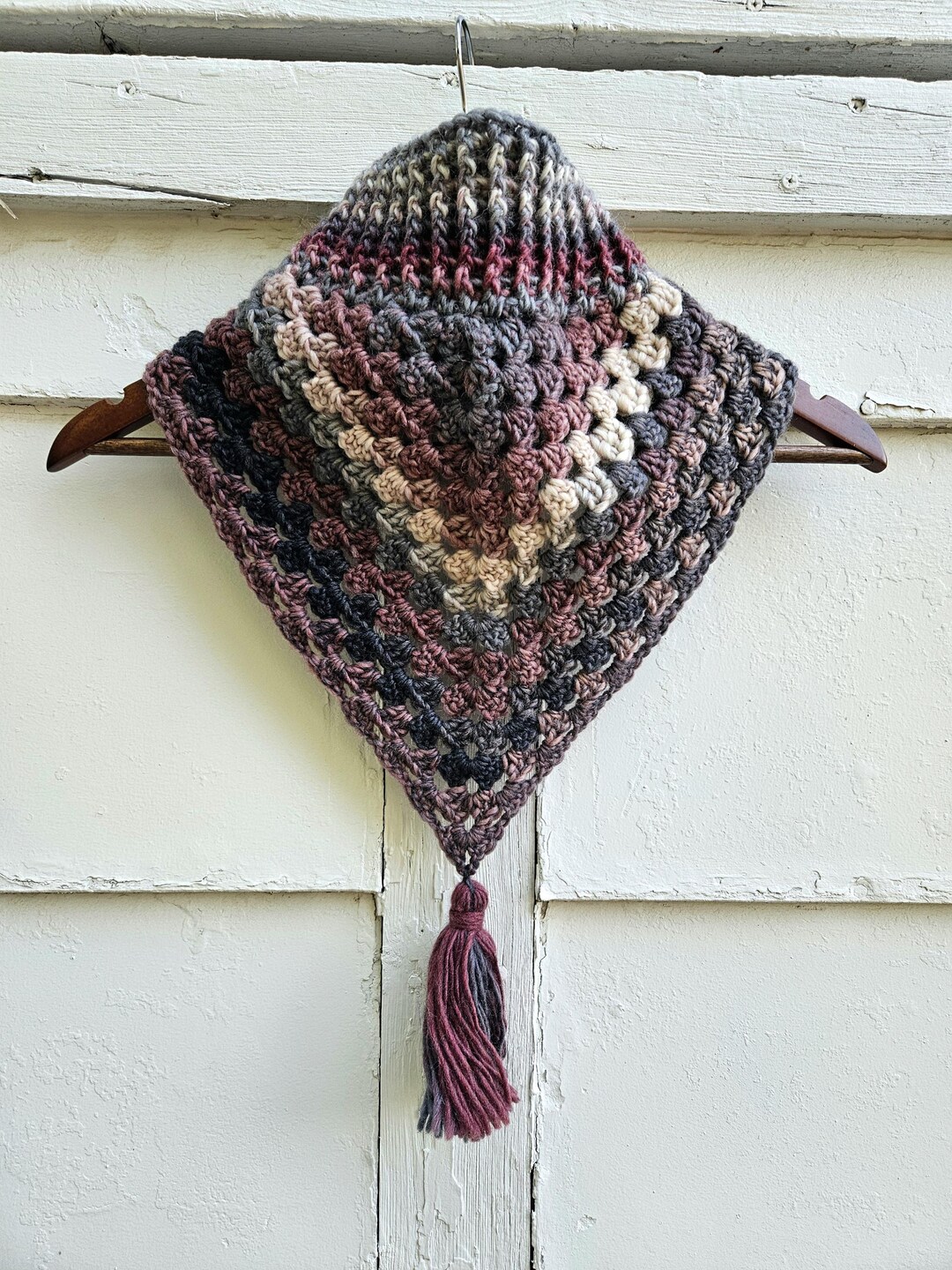 White Rose Bandana Scarf