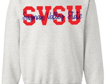 saginaw valley state university sweatshirt