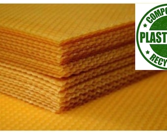 Beeswax Sheets for Candles, 100% Natural Beeswax Candle Making Kit, 10"x 10" 30pcs