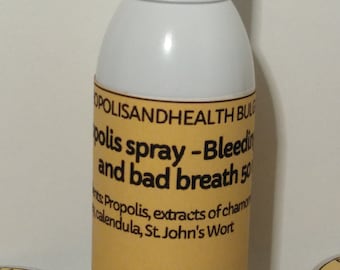 Mouth Spray 1.7 oz. / 50 ml Propolis and Herbal Extracts - Bleeding Gums, breath freshener