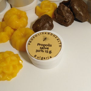 Propolis Salve 0.5 oz, Natural 30 % Propolis Balm 15 g