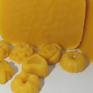 Beeswax Bars 2 oz., Natural and Pure 100% Beeswax Direct from Beehives 60 g
