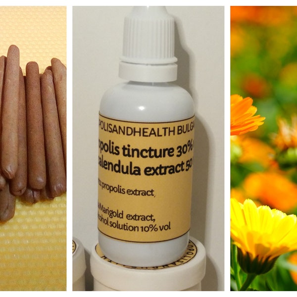 Calendula - Propolis Tincture  50ml/ 1.7 oz.