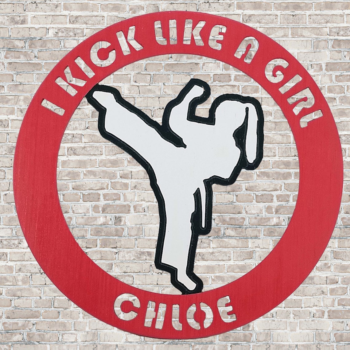 Martial Arts Personalized Wall Art Karate Custom Sign Etsy