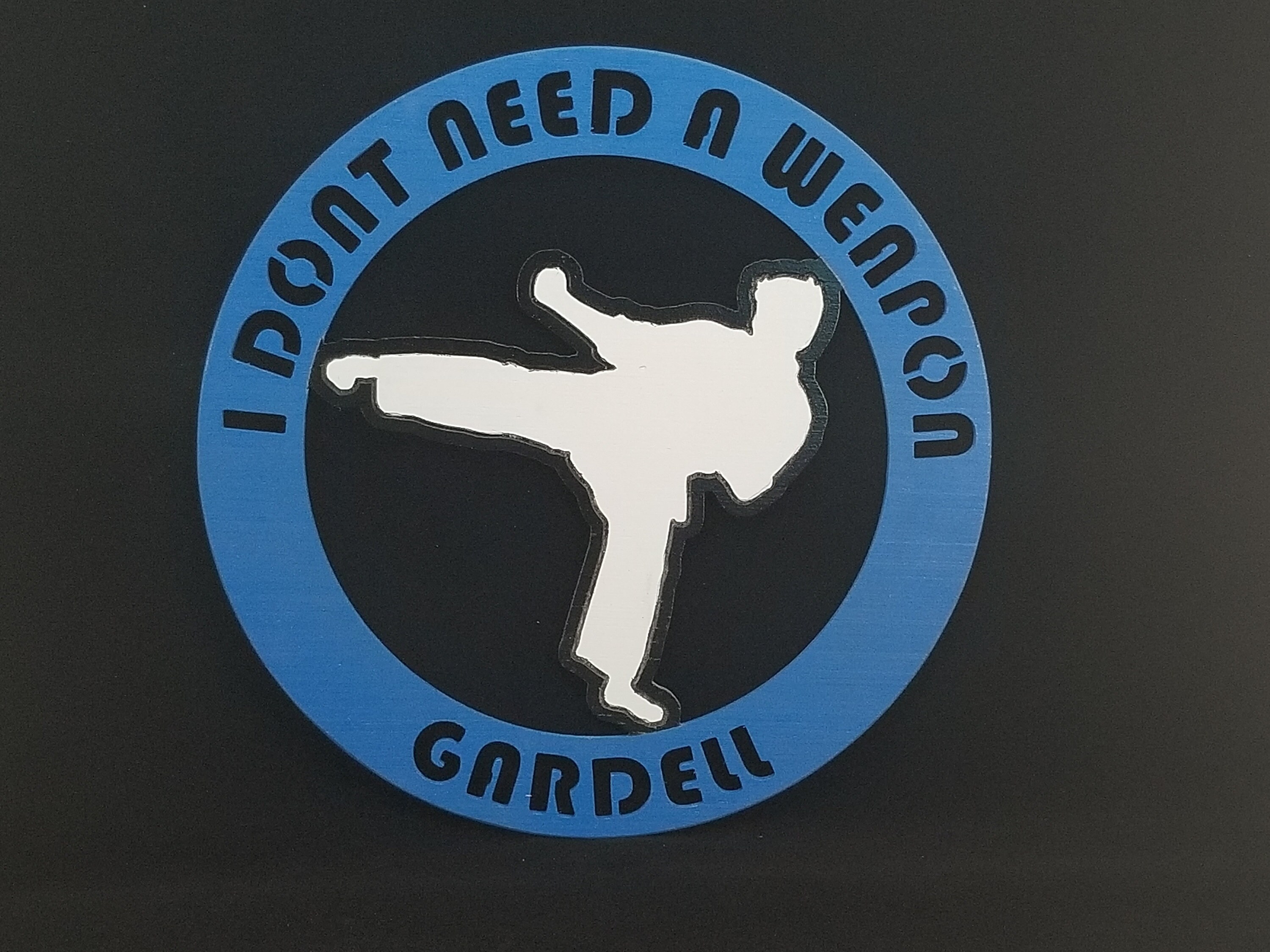 Martial Arts Personalized Wall Art Karate Custom Sign Etsy