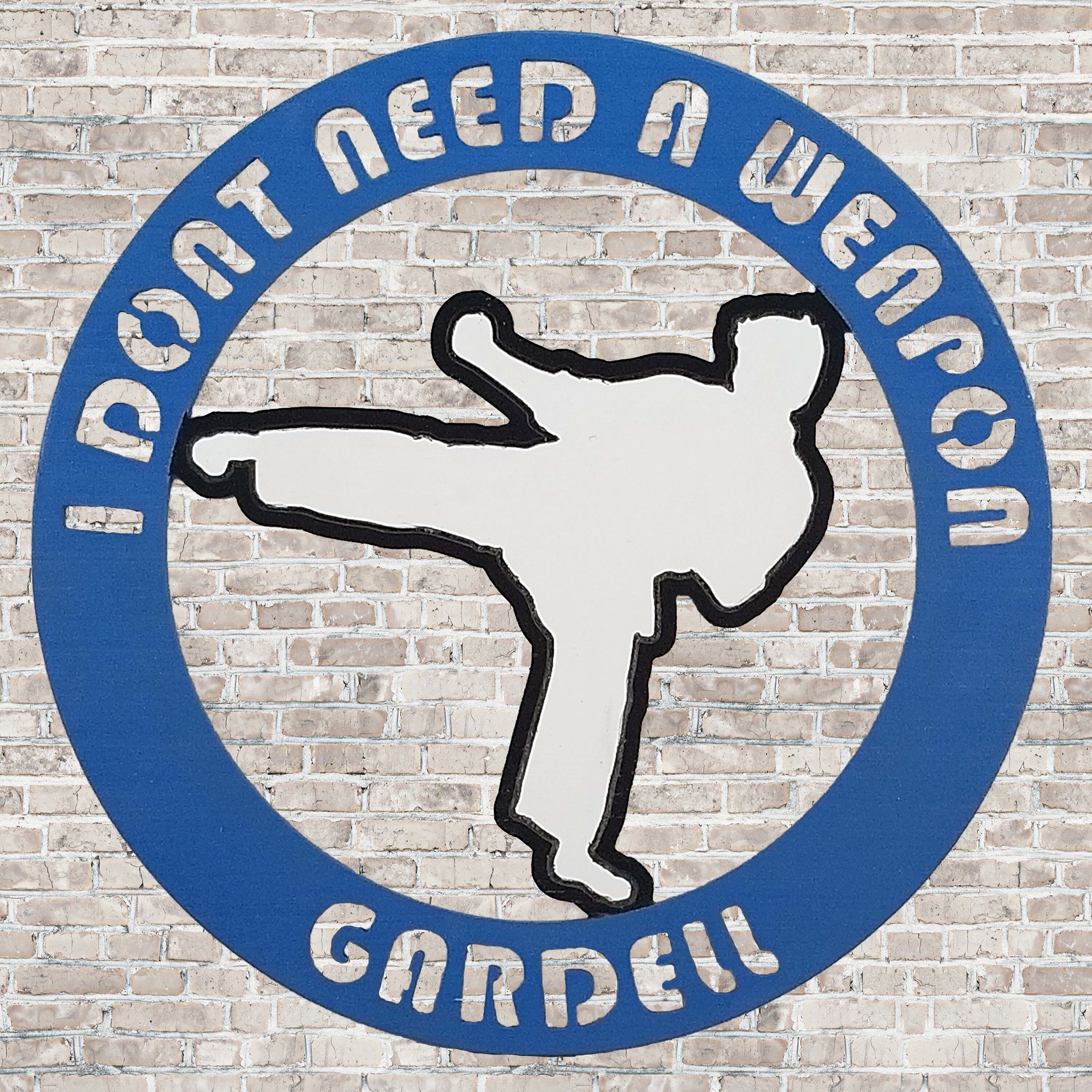 Martial Arts Personalized Wall Art Karate Custom Sign Etsy