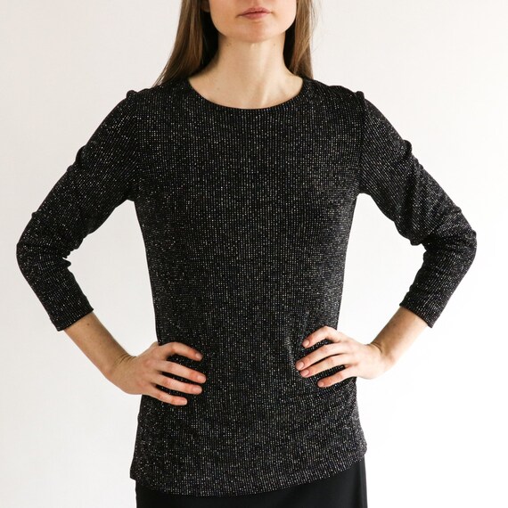 sparkle sleeve top
